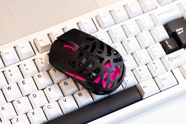 Alt view image 5 of 6 - WLMOUSE Beast X Miao Ultralight 31g Magnesium Alloy Cute Gaming Mouse with PAW3950HS Sensor, Cat Paw Theme, Small Hand Gaming Mouse with 8K Polling Rate,TTC/OM Switches (BluePink(OM Switch))