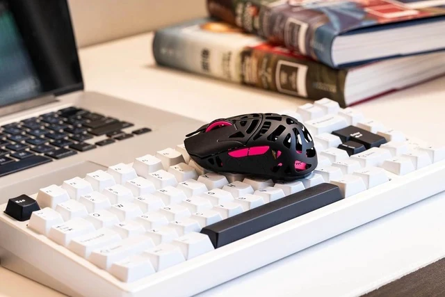Alt view image 6 of 6 - WLMOUSE Beast X Miao Ultralight 31g Magnesium Alloy Cute Gaming Mouse with PAW3950HS Sensor, Cat Paw Theme, Small Hand Gaming Mouse with 8K Polling Rate,TTC/OM Switches (BluePink(OM Switch))
