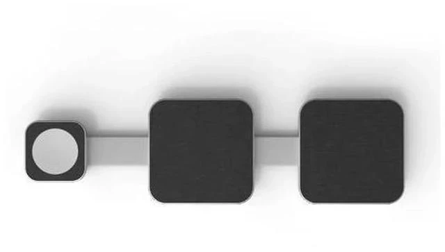 Main image of Design Multi Function Charging Adapter 3-in-1 15W Fast Charging Foldable Magnetic Wireless Charger Stand