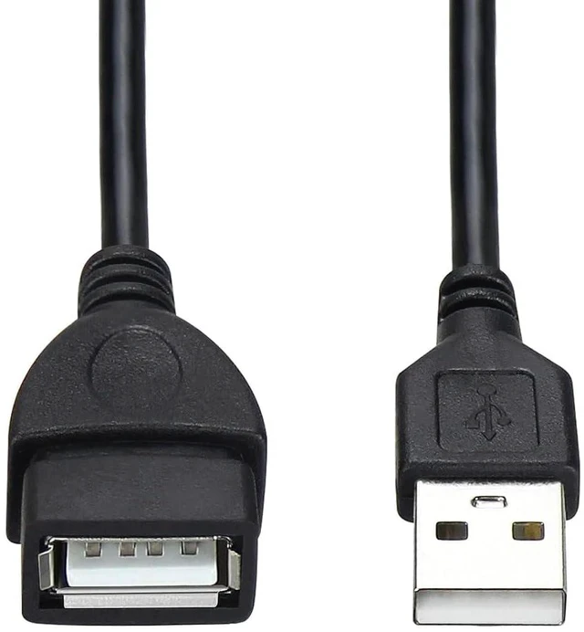 Alt view image 4 of 7 - USB Extension Cable 10-Pack Bulk Male to Female 5 ft USB-A 2.0 Extender Cord