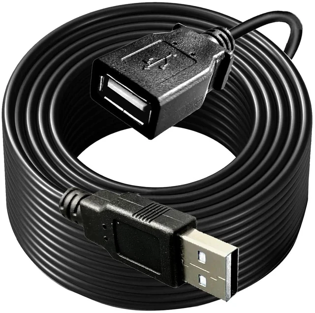Alt view image 2 of 7 - Long 30FT USB 2.0 A Male to Female Extension Cable for USB Flash Drive/Hard Drive