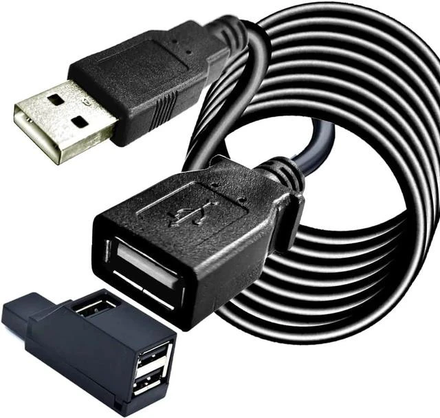 Main image of Long USB 2.0 Extension Cable 40FT with hub Long USB2.0 A Male to Female USB A Cable Extension Cord USB 2.0 A Data Transfer Extender USB Cable USB2.0 A Connector for USB Flash Drive/Hard Drive