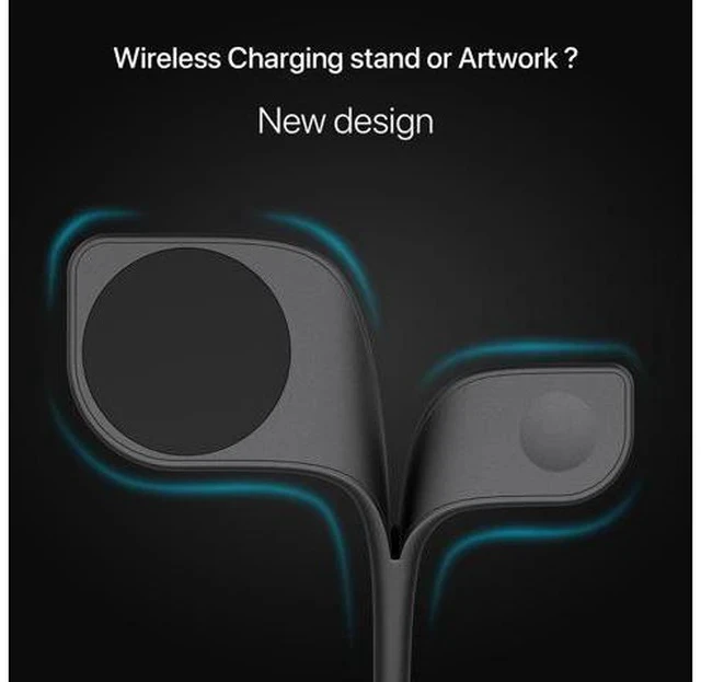 Alt view image 6 of 7 - 3 in 1 Magnetic Wireless Charger for Iphone 13 12/Watch/Headphones Wireless Charger Compatible for Apple Products Fast Wireless