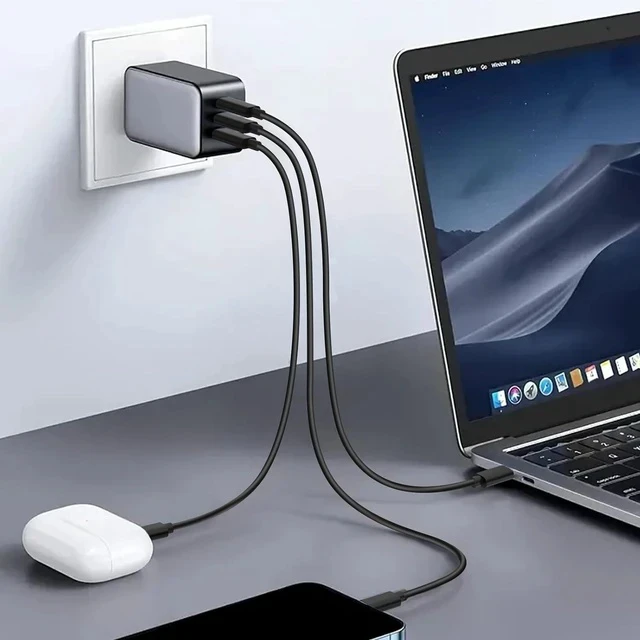 Alt view image 3 of 7 - 20-Pack Bulk USB C Charger Cable - Multipack Type-C Charging Cords USB 2.0 for Phones and Tablets 3.3ft Black