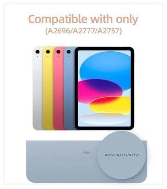 Alt view image 2 of 5 - HOU Keyboard Case for iPad 10th Generation 10.9" 2022, Smart Folio Keyboard for iPad 10th Generation, Ultra Slim Keyboard for iPad 10th Generation, Magnetic Charging, Adjustable Angle