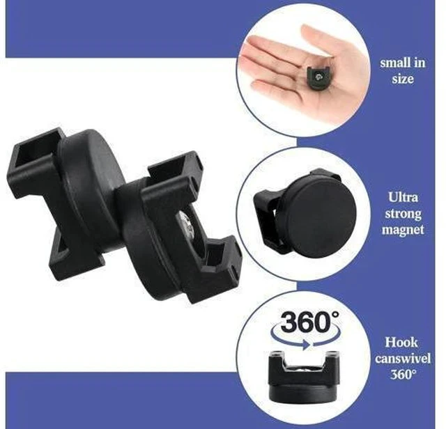 Alt view image 2 of 7 - Magnetic Zip Tie Mount Multipurpose Magnetic Cable Holder Cable Tie Mount Magnets Magnetic Wire Management Bases with Heavy Duty Cable Zip Ties, Tie Mount Nylon Cable Ties in Total (60 Pieces, 22 mm)