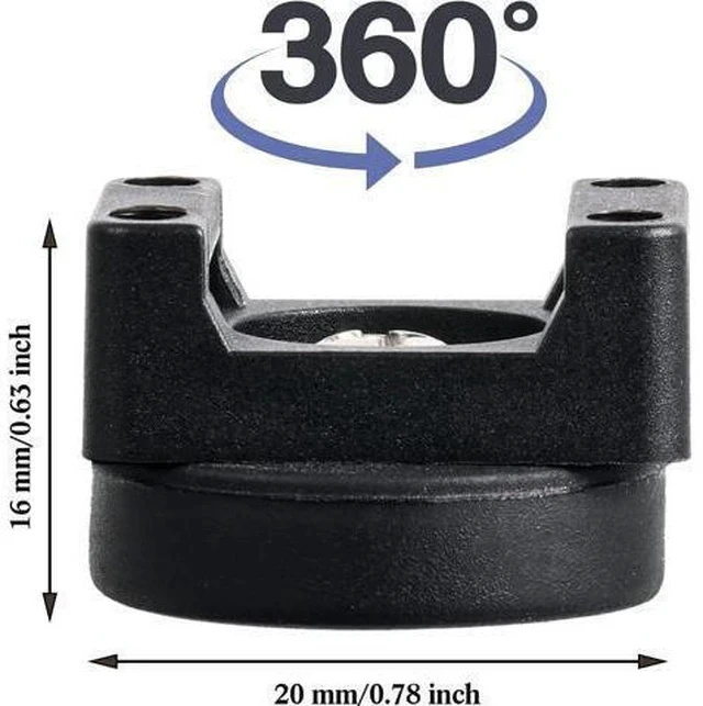 Alt view image 5 of 7 - Magnetic Zip Tie Mount Multipurpose Magnetic Cable Holder Cable Tie Mount Magnets Magnetic Wire Management Bases with Heavy Duty Cable Zip Ties, Tie Mount Nylon Cable Ties in Total (60 Pieces, 22 mm)