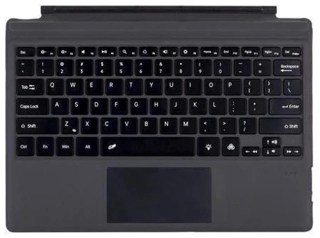Main image of mobee Type Cover for Microsoft Surface Pro 7+/ Pro 7 / Pro 6 / Pro 5 / Pro 4 / Pro 3, Bluetooch Type Keyboard with Multi-Touch Trackpad, Ultra Silm (Black with Backlit)