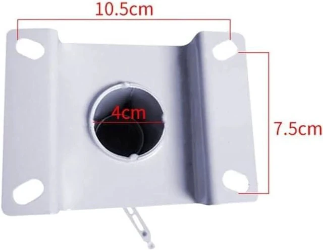 Alt view image 3 of 4 - Projector Stands Projector Hanger Telescopic Universal Round Tube Projector Hanger Projector Bracket Portable Stands