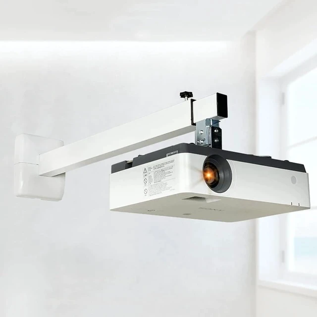 Alt view image 4 of 4 - Projector Stand Projector Mounting Bracket Projector Mount Wall Projector Ceiling Mount Projector Stand Extendable Video Projector Wall Mount Bracket with Adjustable Height Projector Mounts Office