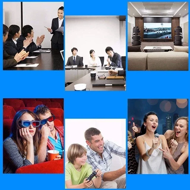 Alt view image 5 of 5 - Projector Screen,Wall-Mounted Projector Screen, 60/72/84/100inch Outdoor Indoor Portable Household Manual Projector Screen, No Wrinkle