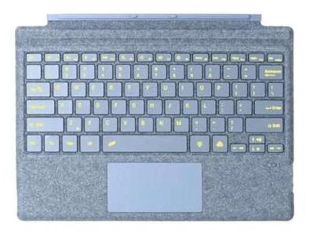 Main image of Zoof Type Cover for Microsoft Surface Pro 7 Plus/Pro 7, 12.3 inch, Ultra-Slim Wireless Tablet Keyboard with Multi Touchpad Bluetooth (Ice Blue with Backlit)