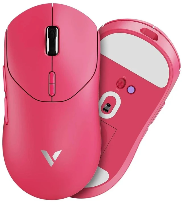 Alt view image 3 of 4 - VT MAX Lightweight Wireless Gaming Mouse, PAW3950 Ultimate Sensor,750H Battery Life, 8K Polling, 45K DPI, Dual-Mode 2.4G/USB-C, Esports Grade Performance Mouse for PC/Mac (VT2 MAX, Pink)