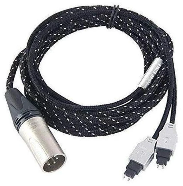 Main image of HiFi Cable Upgrade Version HD580/HD600/HD650 Balance line (4-pin XLR Male) OCC ZY-002 2.5M