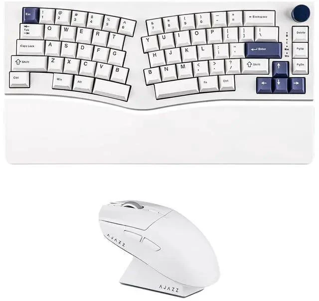 Main image of Alice80 68 Keys Ergonomic Mechanical Keyboard with AJ139 V2 MC Gaming Mouse with Charging Base