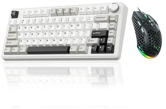 Main image of A75 and SM900,Wireless Keyboard and Mouse Combo for Gaming,Black