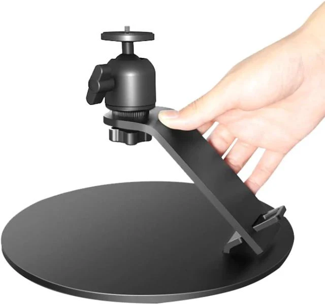 Alt view image 2 of 5 - Projector Stand Projector Desktop Bracket, Bedside Mobile Portable Projector Disc Bracket Projector Mount for Wall(C)