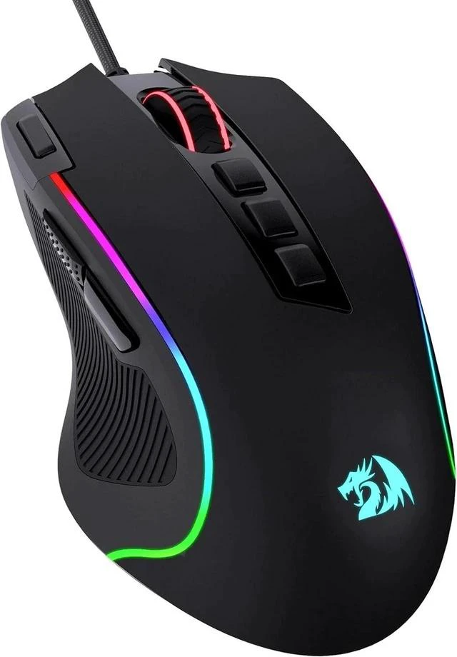 Main image of M612 Predator RGB Gaming Mouse, 8000 DPI Wired Optical Gamer Mouse with 11 Programmable Buttons & 5 Backlit Modes, Software Supports DIY Keybinds Rapid Fire Button