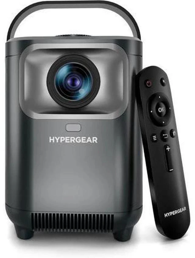 Main image of HyperGear Mini Portable Projector with Wifi & Bluetooth, 5W Speaker, 30-200 Inch Picture, Movies, Games & Streaming, 1280 x 720p HD Resolution Brightness of 160 ANSI Lumens