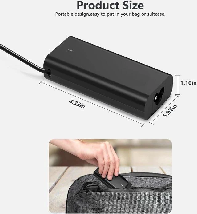 Alt view image 6 of 7 - 65W 45W USB-C Laptop Charger Compatible with Latitude 5530 5420 5430 5520 5540 7430 7420 7440 7340 7530 7330 7320 XPS 13 9250 9360 9365 9370 9380 9350 9550 Adapter Power Cord