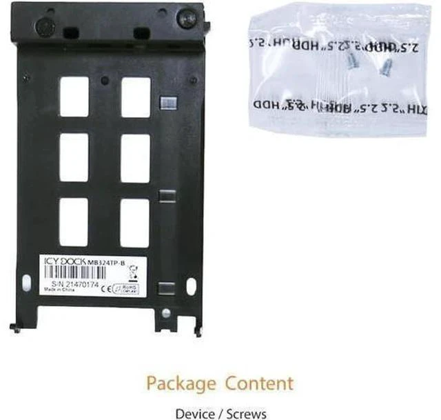 Alt view image 6 of 6 - ICY DOCK ExpressCage MB324 Series Drive Tray | ExpressTray MB324TP-B