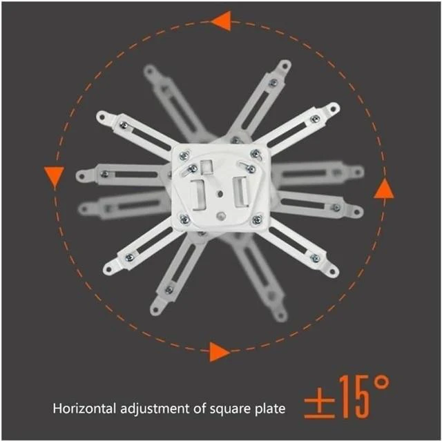 Alt view image 5 of 6 - Portable Projector Stand LCD Mini Projector Ceiling Wall Mount Bracket Aluminium Holder Stand Universal Adjustable Projector Mount