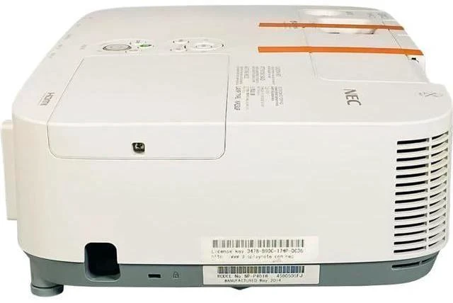 Alt view image 3 of 3 - Versatile 3LCD Projector: WXGA Resolution 4000 Lumens Closed Captioning DICOM Brightness for Gaming and Digital Signage - HDMI USB, Bundle HDMI Cable Remote Control Power Cord