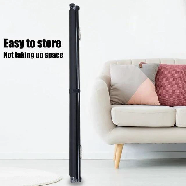 Alt view image 3 of 7 - Projector Screen 60 Inch Portable Folding Projection Screen, 4k HD Home Theater Cinema Movie Screen, 16:9 4:3, Compatible with Projector(16:9,72inch)