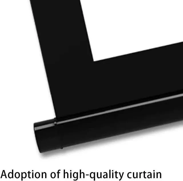 Alt view image 4 of 6 - 16:9 Projection Screen Manual Projector Screen 60 Inch 72 Inch HD Portable Movie Projector Screen for Home Theater Office, Easy Setup(72in16:9)