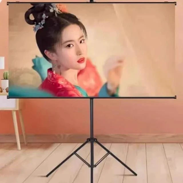 Main image of Projector Screen with Tripod Stand 60 Inch 16:9 4K Projector Screen Portable Anti-Crease Projection Screen for Movie Home Theater Office Classroom