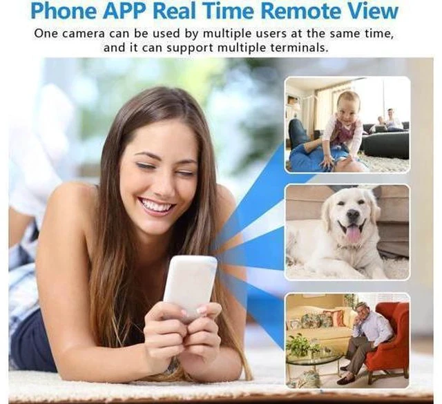Alt view image 4 of 4 - Smallest Wireless Battery Camera HD1080P Spy Camera Hidden Camera For Home Security,Baby Monitor with Night Vision,AIHuman Motion Detection,Remote Viewing for Surveillance Camera with iOS,Android APP