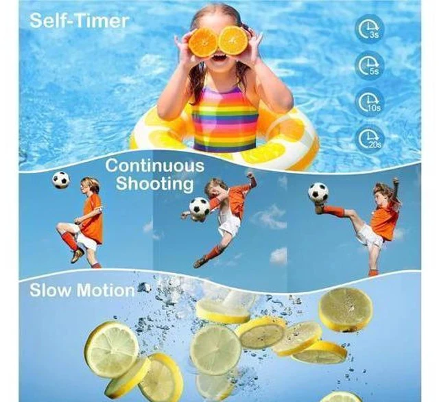 Alt view image 5 of 7 - Digital Camera, 4K Kids Camera for Photography, 64MP MP3 Player Compact Video Camera 18X Digital Zoom Vlogging Camera for YouTube, Auto Focus Point and Shoot Digital Cameras Gift for Students Teens
