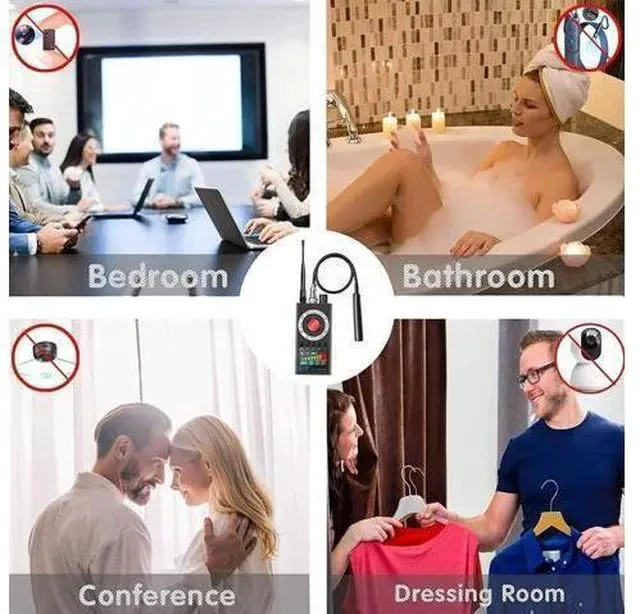 Alt view image 3 of 6 - 2024 Hidden Camera Detectors, Camera Detector,Camera Detector for Hotels,Hidden Camera Detector,Bug and Hidden Camera Detector,Hidden Camera Detectors and Bug Detector,6 Levels Sensitivity