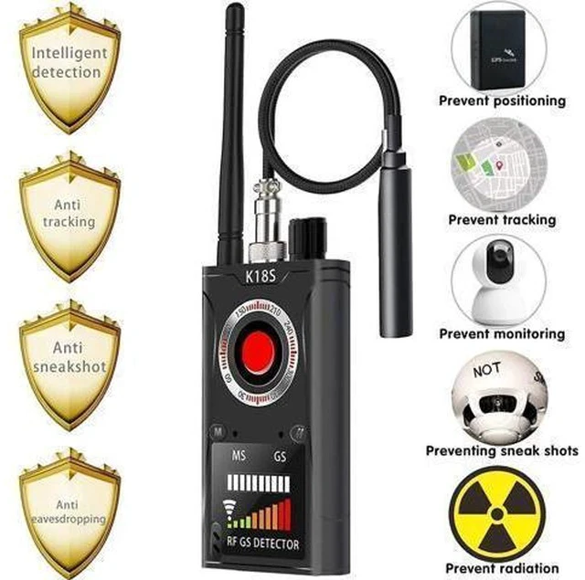 Alt view image 2 of 6 - 2024 Hidden Camera Detectors, Camera Detector,Camera Detector for Hotels,Hidden Camera Detector,Bug and Hidden Camera Detector,Hidden Camera Detectors and Bug Detector,6 Levels Sensitivity
