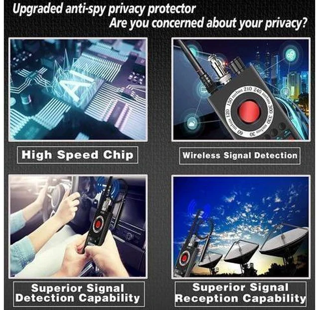Alt view image 5 of 6 - 2024 Hidden Camera Detectors, Camera Detector,Camera Detector for Hotels,Hidden Camera Detector,Bug and Hidden Camera Detector,Hidden Camera Detectors and Bug Detector,6 Levels Sensitivity