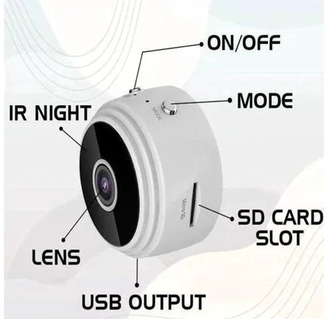 Alt view image 7 of 7 - Mini Magnetic Mini Security Camera,2024 New Mini Security Camera Outdoor,Mini 1080p Hd Wireless Magnetic Security Camera,Miniguard Security Camera,Mini Camera