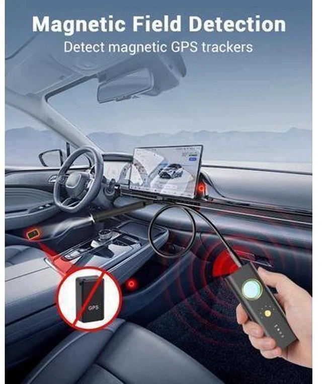 Alt view image 3 of 7 - Hidden Camera Detectors,2025 New Camera Finder, Bug Detector, 5 Levels Sensitivity,4 Professional Modes for Bathroom,Office,Car,Hotel,Airbnb
