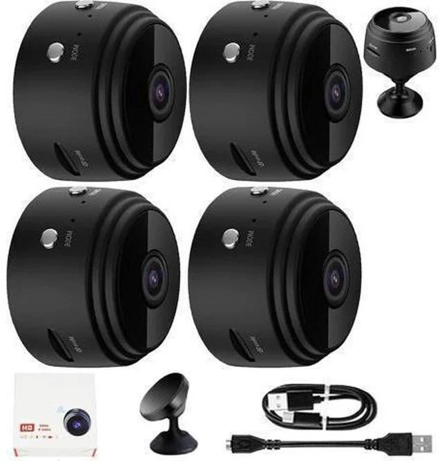 Main image of Vista Focus Magnetic Mini Security Camera, 2024 New Vistafocus Security Camera 360, Mini Camera Wireless WiFi, Mini 1080p HD Wireless Magnetic Security Camera (4pcs)