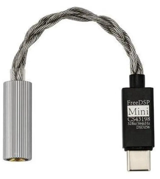 Main image of Free DSP Mini HiFi Portable USB-C Miniature Decoding Amplifier CS43198 3.5mm CITA Adapter DAC AMP