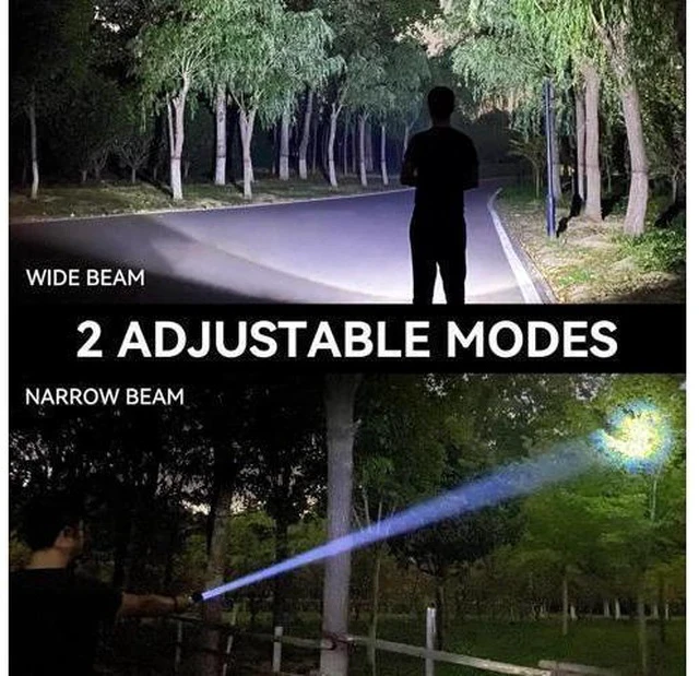 Alt view image 5 of 7 - Rechargeable Flashlights 990 000 High Lumen 2 Pack Super Bright LED Flashlight with 5 Modes High Powered Flash Light for Home Camping Outdoor