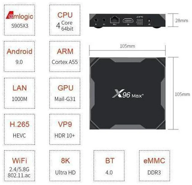 Alt view image 2 of 5 - mini android tv box best Neox IPTV box 1G 8G 2G 16G Neo x mini smart IP tv set top box android tv box american smart tv