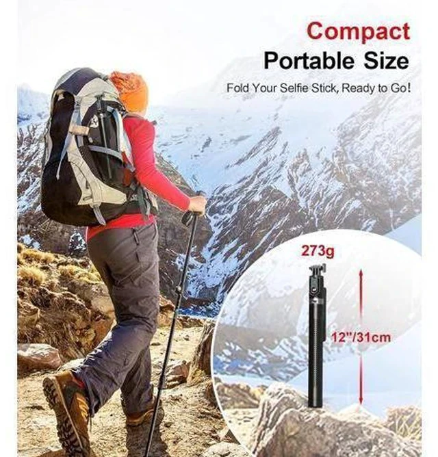 Alt view image 3 of 7 - Selfie Stick Phone Tripod with Remote and LED Fill Lights - ASHINER 70 inch Heigh Cell Phone Holder for Travel, Vlogging, Live Streaming Video and Photos,Phone Stand Compatible with iPhone and Android