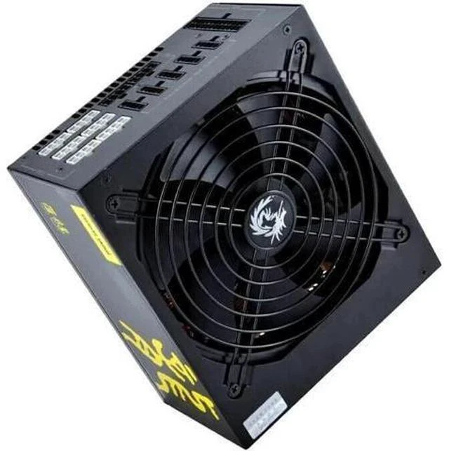Alt view image 3 of 4 - Great Wall GW1000 80 Plus Gold Fully Modular 1000W Power Supply, 140mm Ball Bearings Fan,The Air Volume Is Large And Mute, 150mm ATX Power - Black