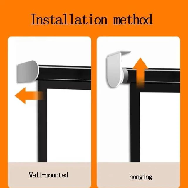 Alt view image 5 of 7 - Manual Pull Down Projector Screen 60" 72" Home Theater Projection Screen Ceiling Wall Mount Projection Screen Outdoor Movie Screen(60inch(4:3))