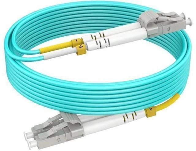 Main image of 10m(33ft) OM4 LC LC Fiber Patch Cables MMF Multimode, Options 0.2m~122m, LC to LC Fiber Optic Cable Duplex, 50/125mm 40G/100G LSZH (10pack)
