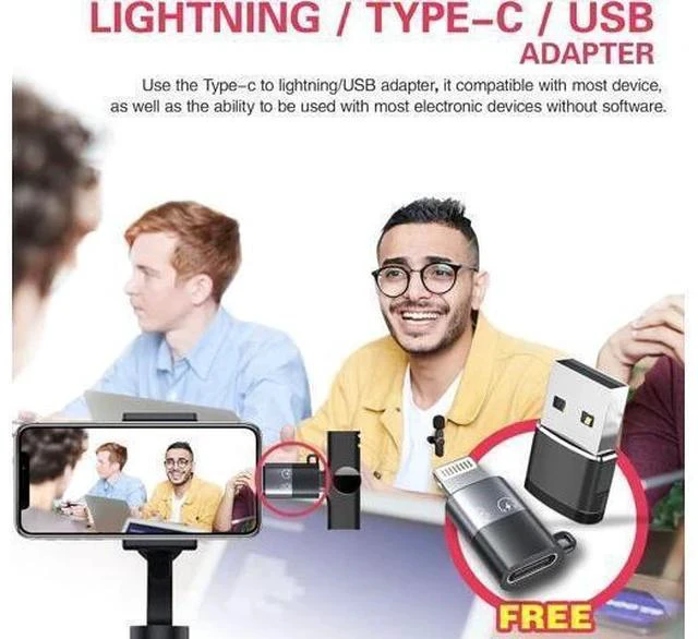 Alt view image 3 of 7 - Wireless Clip Mic, Wireless Lavalier Microphones, Lapel Clip-on Microphone, for iPhone 15, Smartphone, Laptop, Video Recording, Tiktok, Facebook Live, YouTube Live Stream