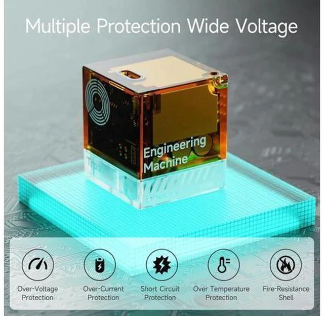 Alt view image 7 of 7 - 35W USB-C Fast Power Adapter - Infinity Stones GaN Charger Plug Block Charging Box Brick, Wall Charger for iPhone 15/15 Plus/15 Pro/15 Pro Max, 14/13/12 Series, Galaxy, Pixel 4/3, iPad (Green)