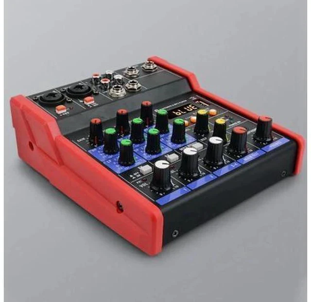 Alt view image 3 of 5 - Sound Card Bluetooth Stage Home KTV USB 5V Mini Mixer Music Portable DJ Console Studio Live Performance