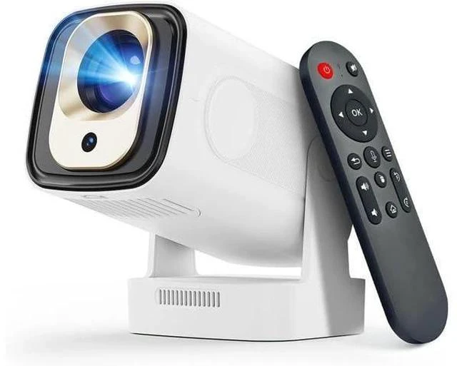Main image of Auto Focus&1080PMini Smart Projector with 4K Support, Portable Projector with Wifi and Bluetooth, 5W Speaker, Built in Apps, Voice Control, Outdoor Movie Projector