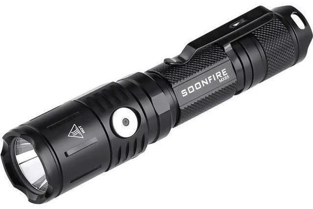 Main image of MX65 Tactical Flashlight 1060 Lumens Built-in a Fast Charging Rechargeable LED Handheld Flashlights 5 Brightness Waterproof Flashlight